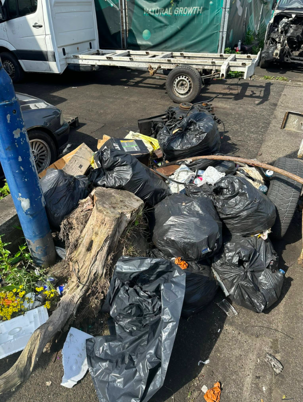 Yard clearance, Manchester before
